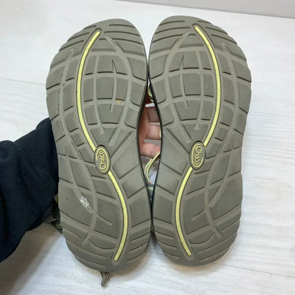 Chaco ZX/2 Classic Hiking Sandal Womens Size 8 Prism Yellow Sport Water Athletic